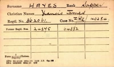 Thumbnail for 099/0380/HAY-HAY > Hayes, Francis James (362061, 24375, 64382)