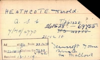 Thumbnail for 100/0384/HEA-HEA > Heathcote, Harold (T/261328, 261528-69755)