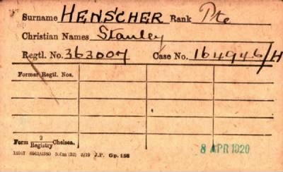 Thumbnail for 102/0389/HEN-HER > Henscher, Stanley (363007)