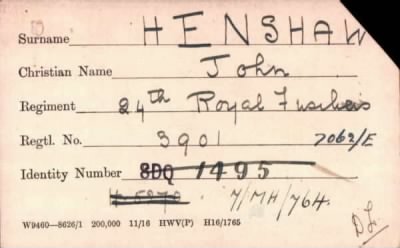 Thumbnail for 102/0389/HEN-HER > Henshaw, John (3901)