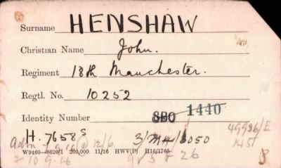 Thumbnail for 102/0389/HEN-HER > Henshaw, John (10252)