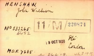 Thumbnail for 102/0389/HEN-HER > Henshaw, John William (533265, 6482)