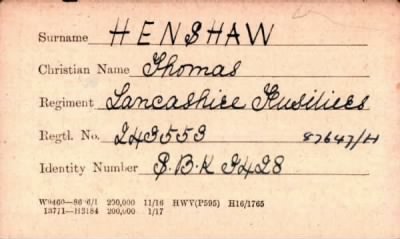 Thumbnail for 102/0389/HEN-HER > Henshaw, Thomas (243553)