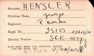 Thumbnail for 102/0389/HEN-HER > Hensler, George (23153)