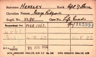 Thumbnail for 102/0389/HEN-HER > Hensley, George Ridgrove (3290)