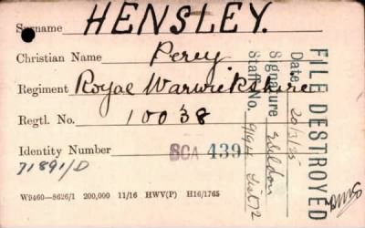 Thumbnail for 102/0389/HEN-HER > Hensley, Percy (10038)