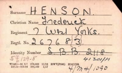 Thumbnail for 102/0389/HEN-HER > Henson, Frederick (267683, 267685)