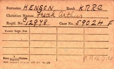 Thumbnail for 102/0389/HEN-HER > Henson, Fredk Arthur (C12978)