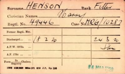 Thumbnail for 102/0389/HEN-HER > Henson, Harry (49446)