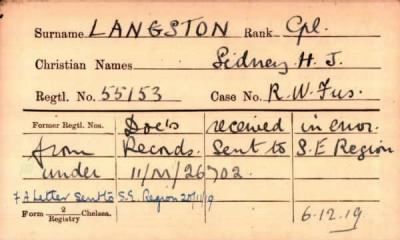 Thumbnail for 130/0490/LAN-LAN > Langston, Sidney Hj (55153)