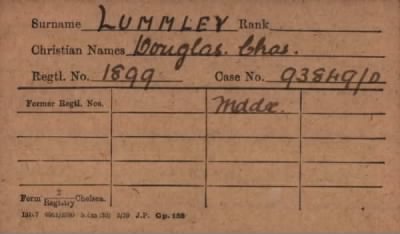 Thumbnail for 140/0520/LUC-LUM > Lummley, Douglas Chas (1899)