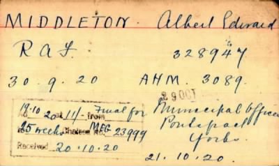 Thumbnail for 154/0583/MID-MIL > Middleton, Albert Edward (328947, 3089)