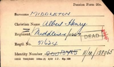 Thumbnail for 154/0583/MID-MIL > Middleton, Albert Henry (51624)