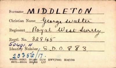 Thumbnail for 154/0583/MID-MIL > Middleton, George Walter (32845)