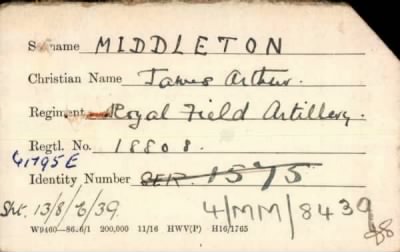 Thumbnail for 154/0583/MID-MIL > Middleton, James Arthur (18808)