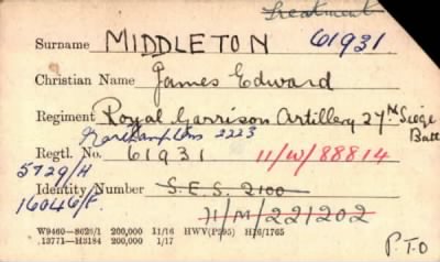 Thumbnail for 154/0583/MID-MIL > Middleton, James Edward (61931)