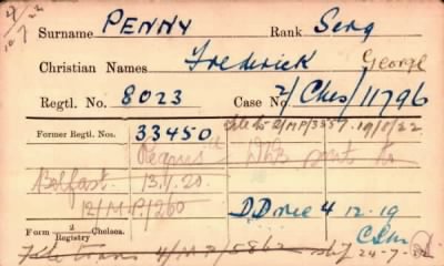 Thumbnail for 178/0666/PEN-PER > Penny, Frederick George (8023, 33450)