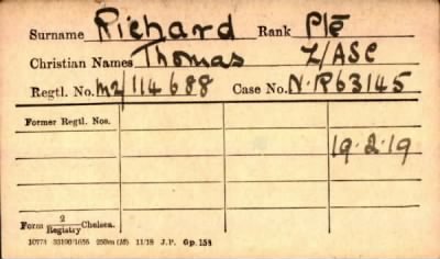 Thumbnail for 194/0713/RIC-RIC > Richard, Thomas (M2/114688)