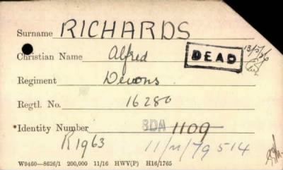 Thumbnail for 194/0713/RIC-RIC > Richards, Alfred (16280)