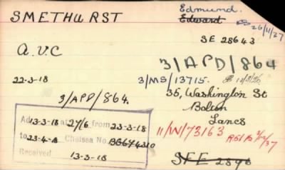 Thumbnail for 212/0777/SMA-SMI > Smethurst, Edmund (Se 28643)