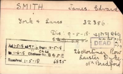 Thumbnail for 215/0784/SMI-SMI > Smith, James Edward (32386)