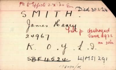 Thumbnail for 215/0784/SMI-SMI > Smith, James Henry (24967)