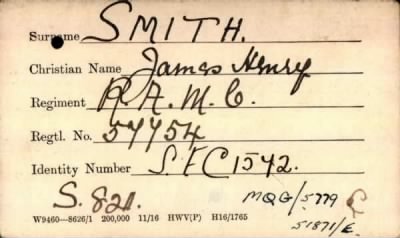 Thumbnail for 215/0784/SMI-SMI > Smith, James Henry (57754)