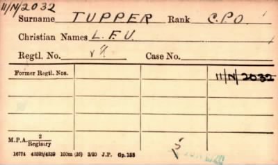 Thumbnail for 232/0856/TUC-TUR > Tupper, L F V (M37165, K5997)