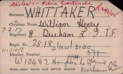 Thumbnail for 242/0905/WHI-WHY > Whittaker, William Henry (2518)