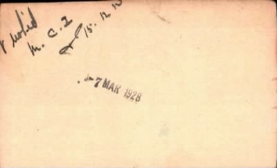 Thumbnail for 243/0909/WIL-WIL > Wilkins, Ernest Douglas (M B 2098)