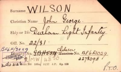 Thumbnail for 245/0922/WIL-WIL > Wilson, John George (22/81)