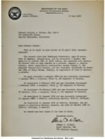 CULBERTSON, Ferd - 1950 - official  U.S. letter summarizing his entire military career. This was a reply to             Graham of Pacific Pal - Copy.jpg