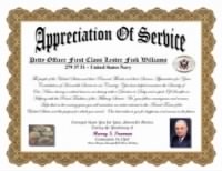 Thumbnail for c #1 Appreciation of Honorable Svc; HS Truman.jpg