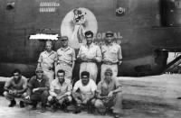 Thumbnail for Tropical  Trollop  7th  AAF  30th B.G. 392nd B.S. close up Capt.Ranger crew at Kwajelein.JPG