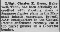 Thumbnail for Green.Charles.Newspaper.Chattanooga.TN.Daily.Times.12.Apr.1944.jpg