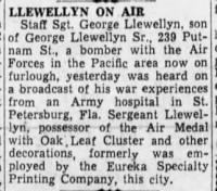 Thumbnail for Llewellyn.George.Newspaper.Scranton.PA.Tribune.21.Apr.1945.jpg