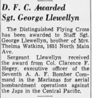 Thumbnail for Llewellyn.George.Newspaper.Scranton.PA.Tribune.23.Jan.1945.jpg