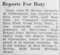 Thumbnail for McVay.John.R.Newspaper.Indianapolis.IN.Star.26.Jul.1945.jpg