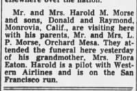 Thumbnail for Morse.Harold.Newspaper.Grand.Junction.CO.03.Oct.1946.jpg