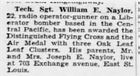 Thumbnail for Naylor.William.E.Newspaper.St.Louis.MO.Post.Dispatch.19.Aug.1944.jpg