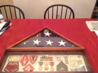 Thumbnail for Medals, Ribbons, and Flag in Shadowbox.jpg