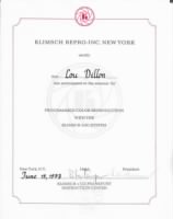 Thumbnail for Louis Joseph Dillon, Jr. Klimsch Repro Certificate.jpg