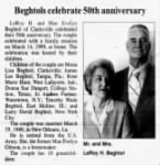 Thumbnail for Beghtols celebrate 50th anniversary - LeRoy H and Mae Evelyn.jpg