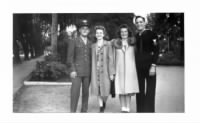 Thumbnail for William Franklin Tatsch, June Verdene Sutcliffe Tatsch, Cecilia Hohensinner Tatsch, Eldon Leroy Tatsch June1944 SCAN.jpg