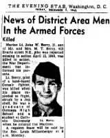 Evening Star, Washington, DC, 07Dec1945