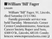 Thumbnail for William Warren Bill Fager 001