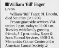 Thumbnail for William Warren Bill Fager 002