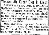 Kathryn B. Lawrence -Amarillo Daily News August 6, 1943.jpg