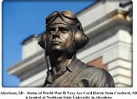 Statue on NSU campus at Aberdeen SD