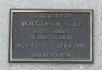 Thumbnail for Files, Douglas Howard (1919-2008), Military Grave Marker